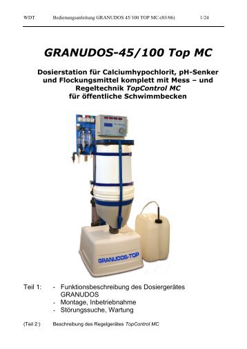 GRANUDOS-45/100 Top MC - WDT Werner Dosiertechnik