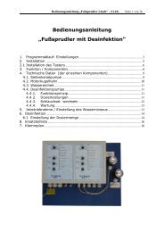 Bedienungsanleitung - WDT Werner Dosiertechnik