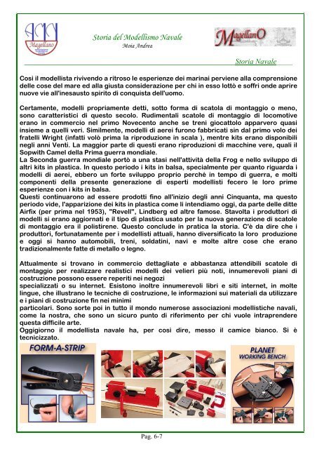 Storia del Modellismo Navale - Magellano