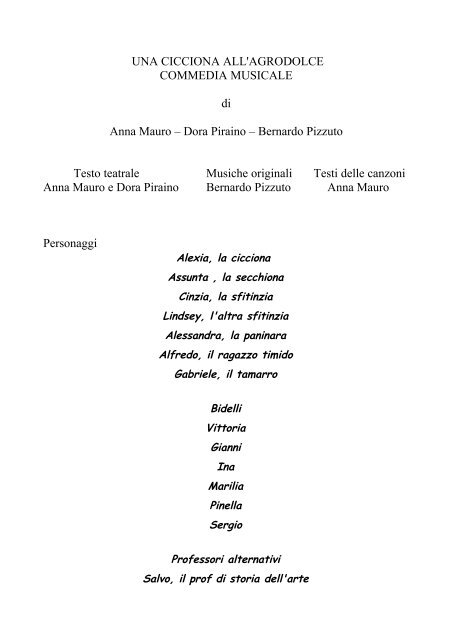 copioni comici da scarica