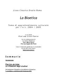 Relazione Bioetica.pdf - Liceo Ginnasio Statale Orazio di Roma