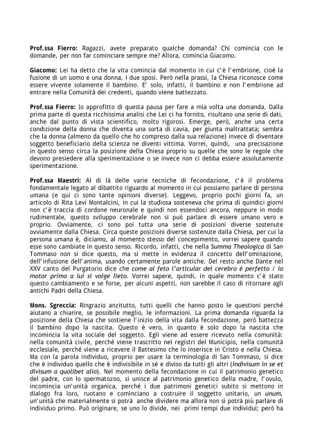 Relazione Bioetica.pdf - Liceo Ginnasio Statale Orazio di Roma