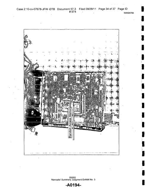 Joint Appendix One