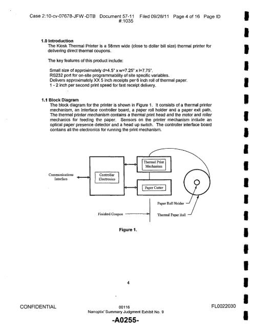 Joint Appendix One