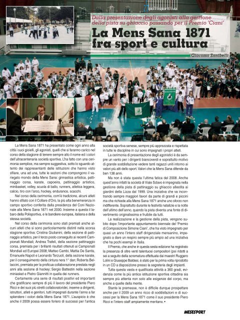 scarica il pdf - Mese Sport