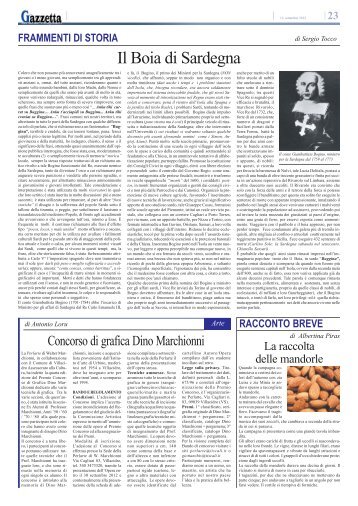 15 gazzetta blocco 23-30.pdf - La Gazzetta del Medio Campidano