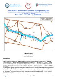 Canale Vallicella - Finale Emilia - Associazione dei pescatori ...