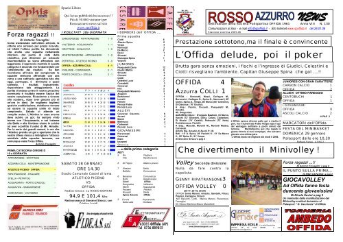 rossoazzurronews n. 130