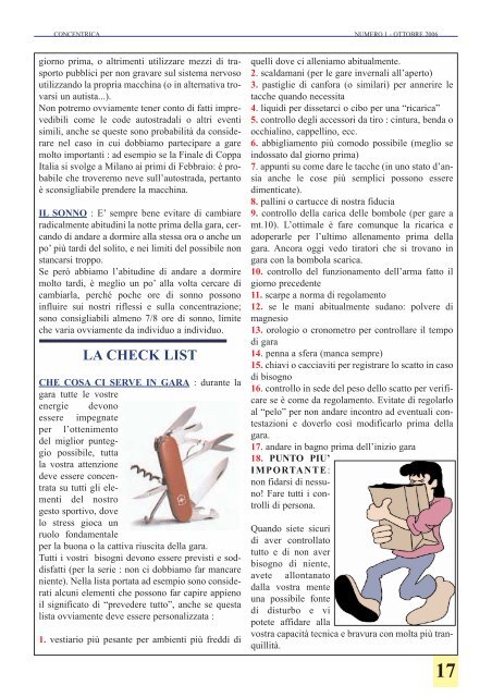 Scarica la versione della rivista in .pdf - Tiro a Segno nazionale ...