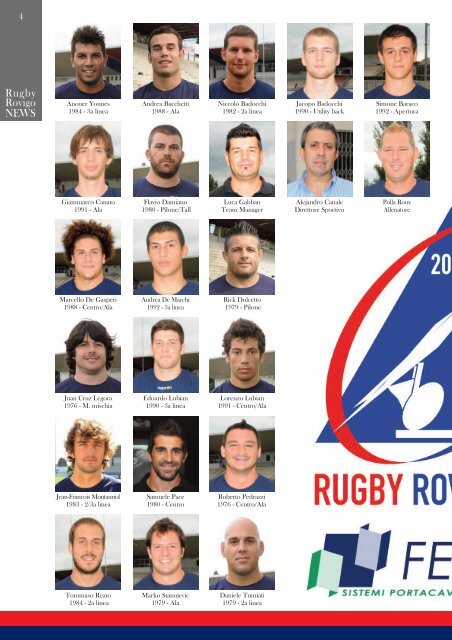 Scarica e stampa in Pdf RugbyRovigoNews - RovigoOggi.it