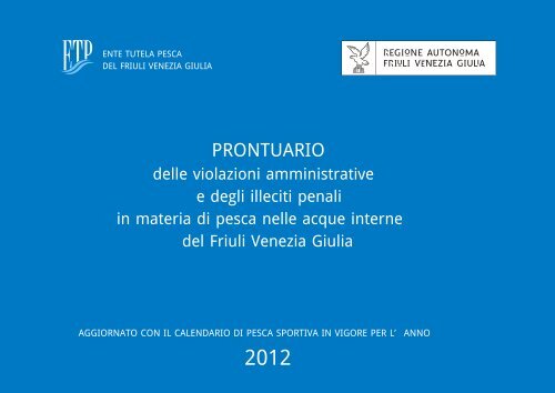 PRONTUARIO - Ente Tutela Pesca del Friuli Venezia Giulia