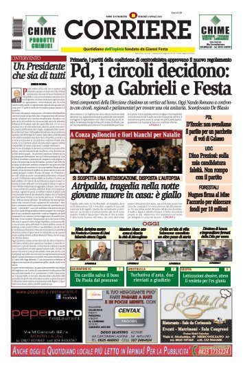 Edizione del 05/04/2013 - Corriere