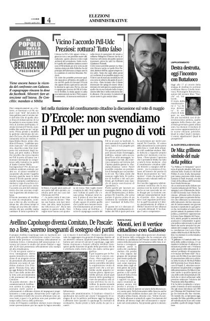 Edizione del 05/04/2013 - Corriere