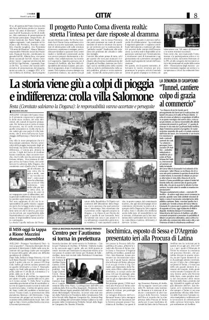 Edizione del 05/04/2013 - Corriere