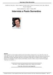 Intervista a Paolo Sorrentino - Close-Up.it