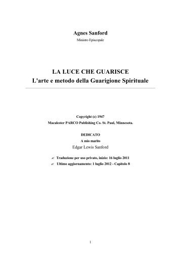 La Luce che guarisce - Aggiungi ai Preferiti