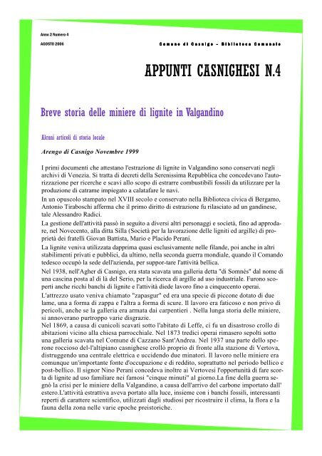 A4_Appunti 4 Storia Miniere-Frana Cornalunga-Aereo Bondo