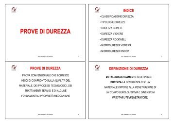 05 - DUREZZE - Archivio