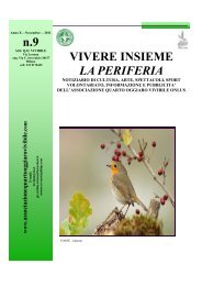 Scarica la Rivista in pdf - Associazione Quarto Oggiaro Vivibile