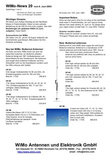 WiMo Antennen und Elektronik GmbH