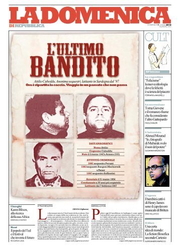 L'ultimo bandito - La Repubblica