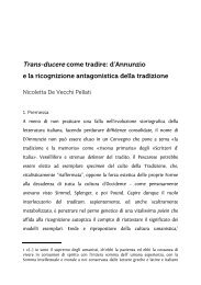 Trans-ducere come tradire - Associazione degli Italianisti Italiani