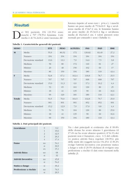 L'Insufficienza Venosa Cronica - siapav