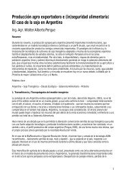 (in)seguridad alimentaria: el caso de la soja en Argentina - ODG