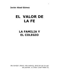 EL VALOR DE LA FE - LaFamilia.info