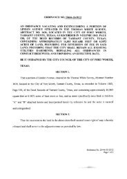 ORDINANCE NO. 20446-10-2012 AN ... - City of Fort Worth