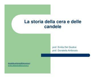 La storia della cera e delle candele - Scuolastataletasso.It