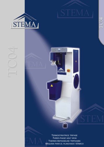 termostiratrice trifase three-phase heat iron thermo ... - Stema