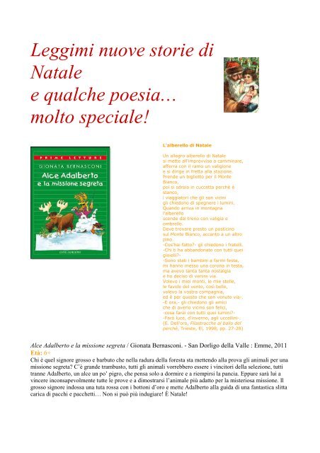 Nuove Poesie Di Natale.Leggimi Nuove Storie Di Natale E Qualche Poesia Molto Speciale