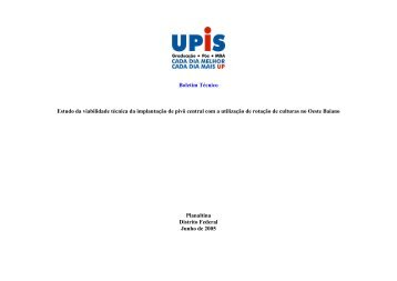 Boletim Técnico Estudo da viabilidade técnica da ... - UPIS