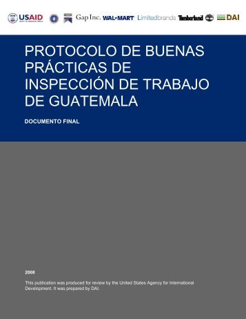 protocolo de buenas prácticas de inspección de trabajo de guatemala