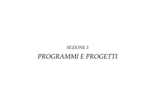 Relazione previsionale e programmatica - Provincia di Vercelli