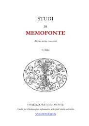 scarica il pdf - Fondazione Memofonte