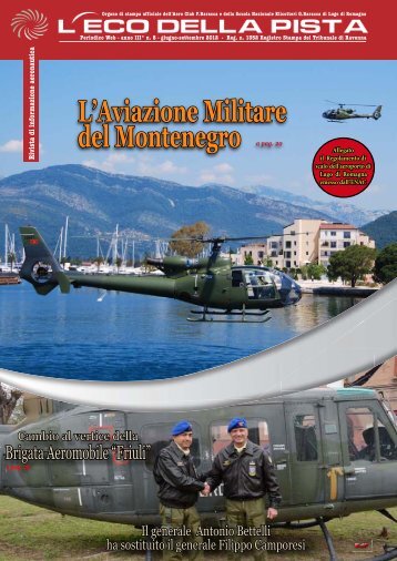 L'Aviazione Militare del Montenegro a pag. 20 - editricemultimediale.it