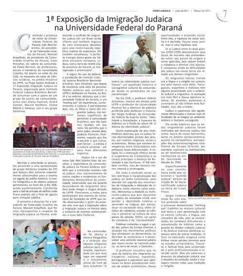 VJ JUL 2011.p65 - Visão Judaica