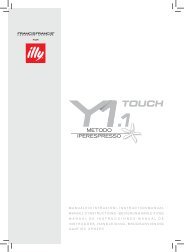 Manuale della Y1.1 Touch Iperespresso - Illy