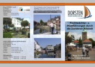 Nachtwächter- u. Stadtführungen durch die Dorstener Altstadt