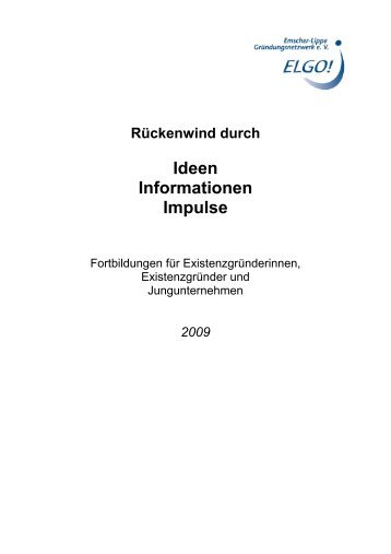 Ideen Informationen Impulse - WINDOR Wirtschaftsförderung in ...