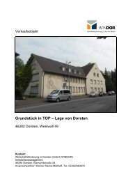 Grundstück in TOP – Lage von Dorsten - WINDOR ...