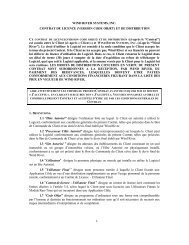 1. wind river systems, inc. contrat de licence (version code objet)