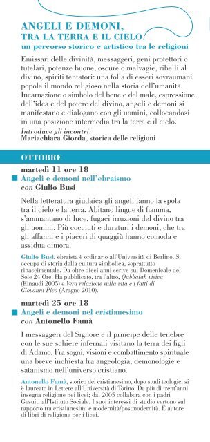 Scarica il programma in formato .pdf - Torino Spiritualità