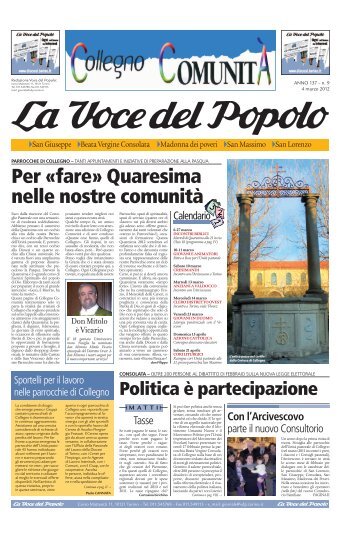 1/12 - Parrocchia San Giuseppe di Collegno - Altervista