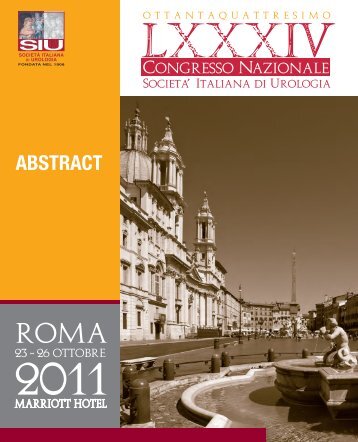 84° Congresso Nazionale Società Italiana di Urologia – 2011