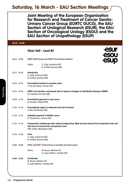 EAU 2013 - Programme Book - YouMed