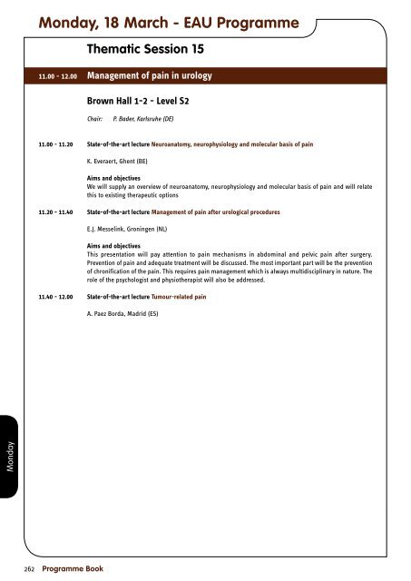 EAU 2013 - Programme Book - YouMed