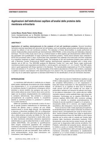 Applicazioni dell'elettroforesi capillare all'analisi delle ... - SIBioC